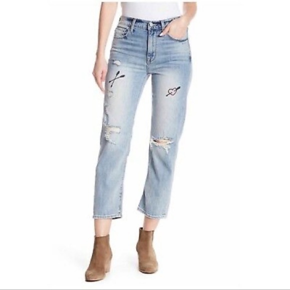 LUCKY Brand Trouble Maker Bridgette Crop High Rise Jeans - Picture 2 of 10